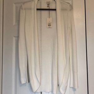 White long cardigan